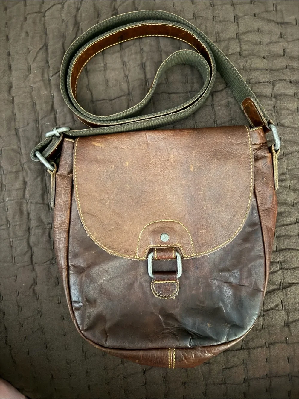Jack George’s Brown Leather Crossbody Bag - Casual Everyday
